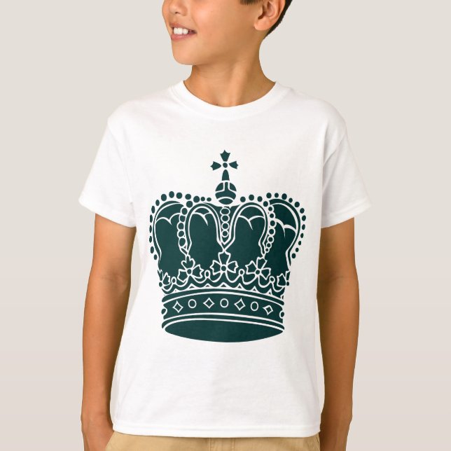 ROYAL KRONA - MÖRK GRÖNT T-SHIRT (Framsida)