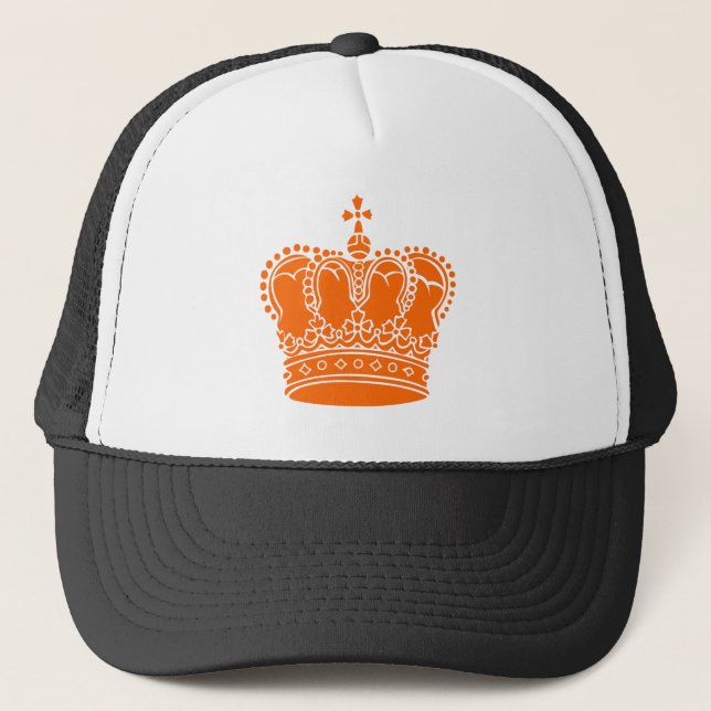 ROYAL KRONA - ORANGE TRUCKERKEPS (Framsida)