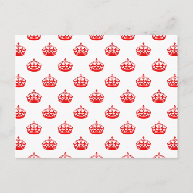 Royal Krona Red Vykort (Framsida)