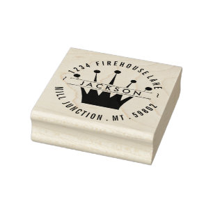 Royal Krona Returadress Frimärke Stämpel