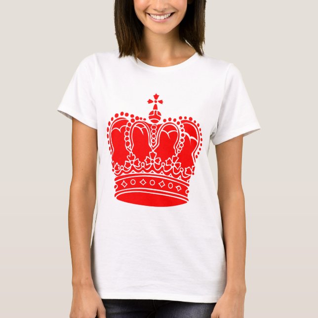 Royal Krona - Röd Tee Shirt (Framsida)