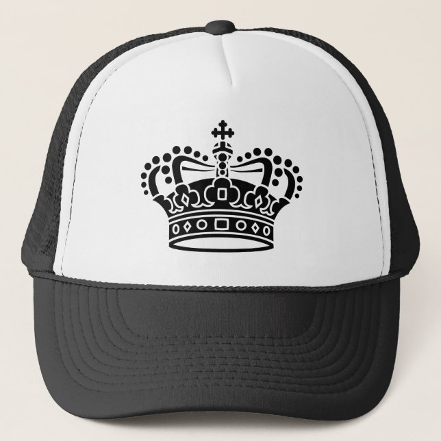 Royal Krona - svart Keps (Framsida)