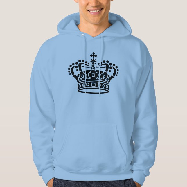 Royal Krona - svart Sweatshirt (Framsida)