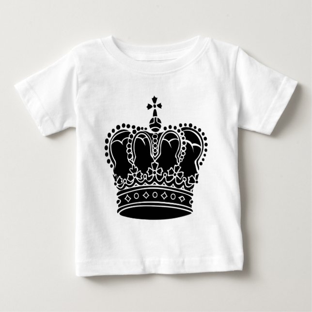 Royal Krona - svart T-shirt (Framsida)