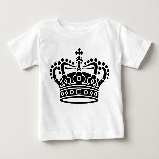 Royal Krona - svart T-shirt (Framsida)