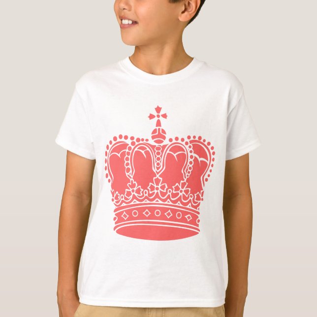Royal Krona - Tropisk Rosa T-shirt (Framsida)
