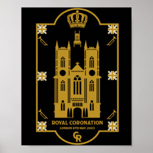 Royal kröning Westminster Abbey Poster