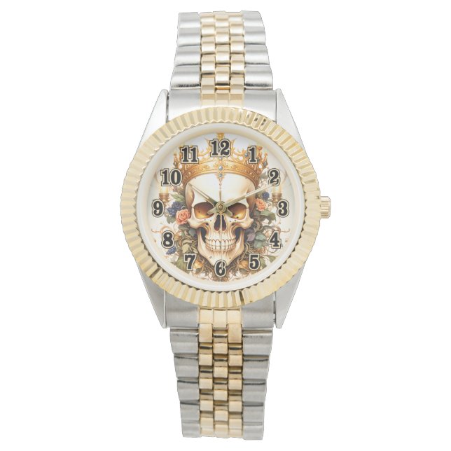 Royal Kung Skull-bevakning Armbandsur (Framsida)