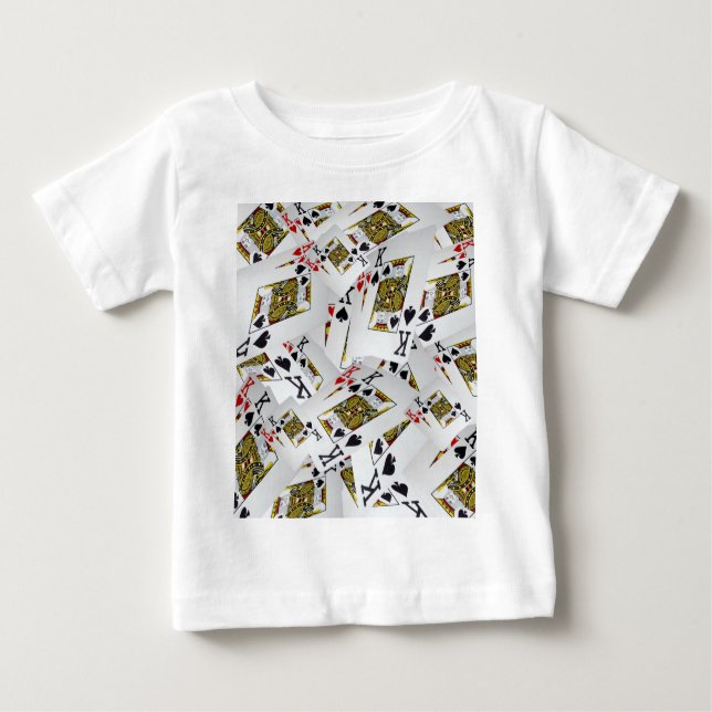 "Royal Lagrar: A Stack of Kung Poker Cards" T Shirt (Framsida)