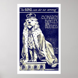Royal Lejon British Vintage Bicycle and Print Poster