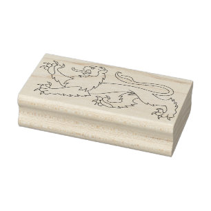 royal lejon konst frimärke stämpel