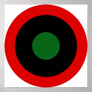 Royal Libyan Luft Force Roundel (1951-1969) Poster