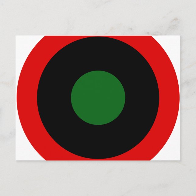 Royal Libyan Luft Force Roundel (1951-1969) Vykort (Framsida)