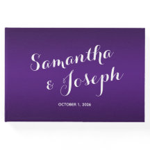 Royal Lila Gradient Bröllop