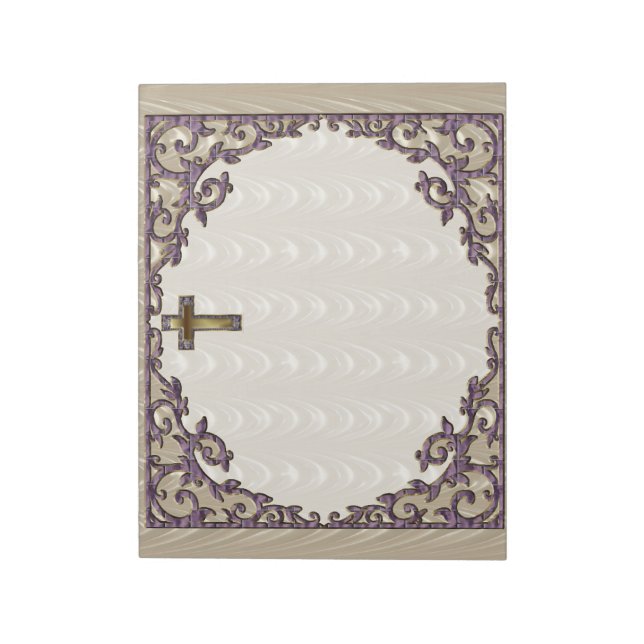 Royal Lila Kor Anteckningsblock (Roterad)