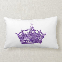 Royal Lila Krona Lumbarkudde