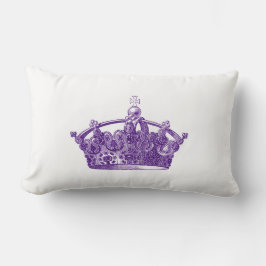 Royal Lila Krona Lumbarkudde