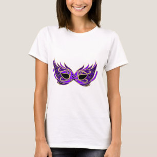Royal lila maskerad maskering tee