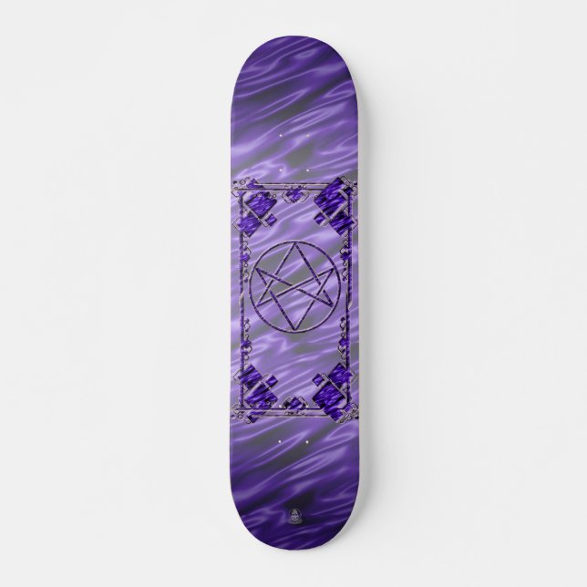 Royal Lila Unicursal Skateboard Bräda 20,5 Cm (Framsida)