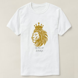 Royal Lion of Judah - King of Kings Gold & Black T Shirt