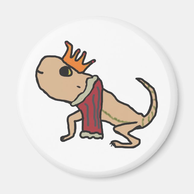Royal Lizard Magnet (Framsidan)