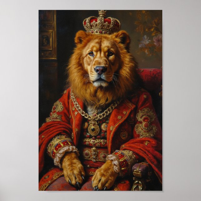 Royal Lowchen Portrait Poster (Framsidan)