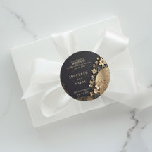 Royal & Luxurij Golden Blommigt Islamiska Bröllop