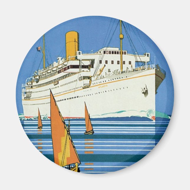 Royal Mail "Atlantis Cruises" Magnet (Framsidan)