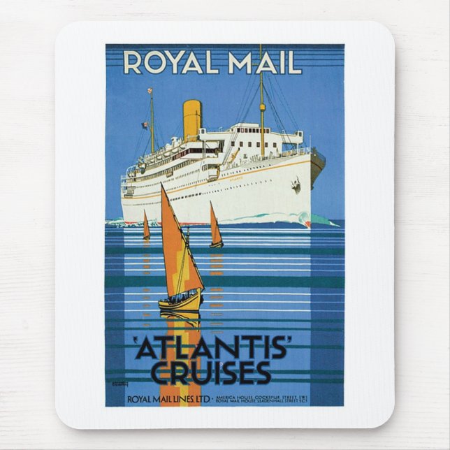 Royal Mail "Atlantis Cruises" Musmatta (Framsidan)
