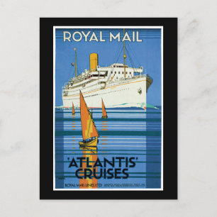 Royal Mail Atlantis Cruises Vykort