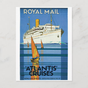 Royal Mail "Atlantis Cruises" Vykort