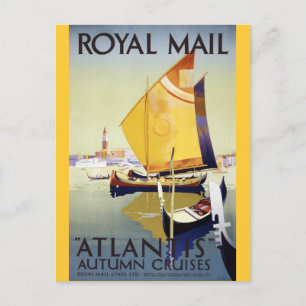 Royal Mail "Atlantis" Höstresor Vykort