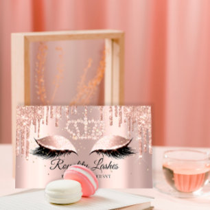 Royal Makeup Artist Lash Crowed Princess Visitkort