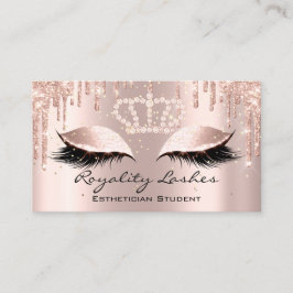 Royal Makeup Artist Lash Krona Drips Princess Visitkort