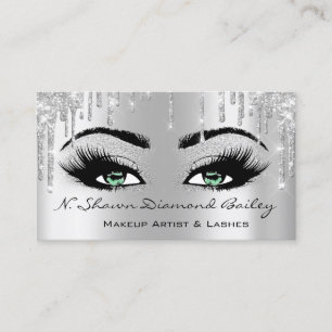 Royal Makeup Artist Lash Ro Drift Grönt Grått Visitkort