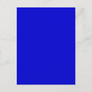 Royal Midnight Blue Solid Trend Färg - bakgrund Vykort