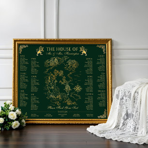 Royal Muse Medieval Fantasy Bröllop 13 Sittplatser Poster