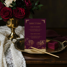 Royal Muse Medieval Fantasy Old World Map Bröllop Tilläggskort