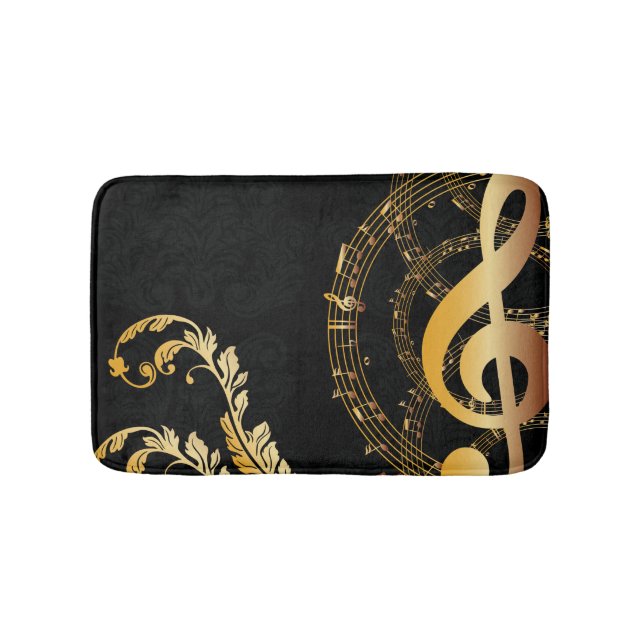 Royal Music Note Luxury-design Badrumsmatta (Framsidan)