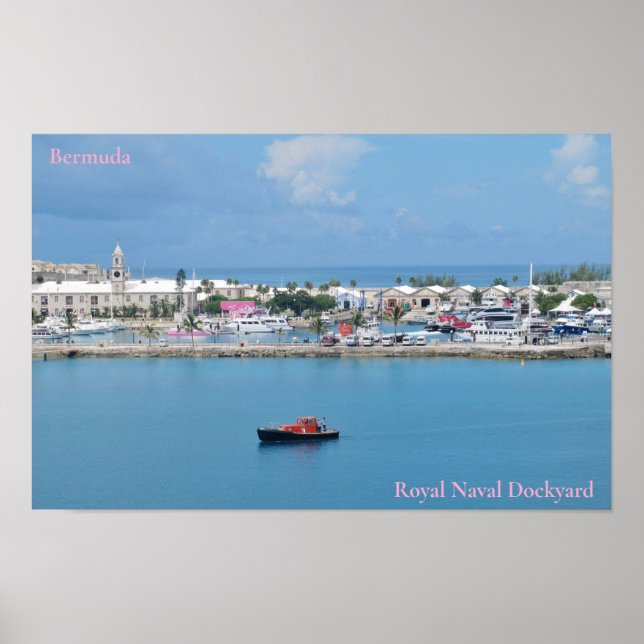 Royal Naval Dockyard, Bermuda Poster (Framsidan)