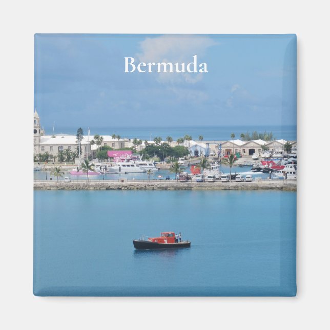 Royal Naval Dockyards Bermuda Magnet (Framsidan)