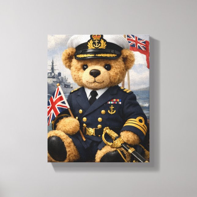 Royal Navy Richard Canvastryck (Framsida)
