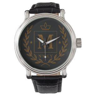 "Royal NMKY Emblem – Monogram M-krön design" Armbandsur