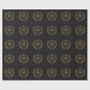 "Royal NMKY Emblem – Monogram M Kröningsdesign" Presentpapper