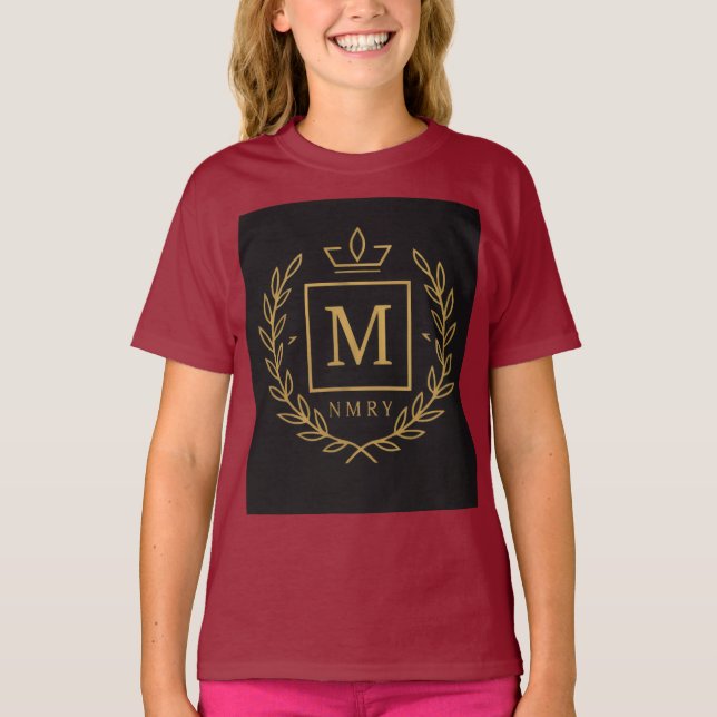 "Royal NMKY-emblem – Monogram M-toppskedesign" T Shirt (Framsida)