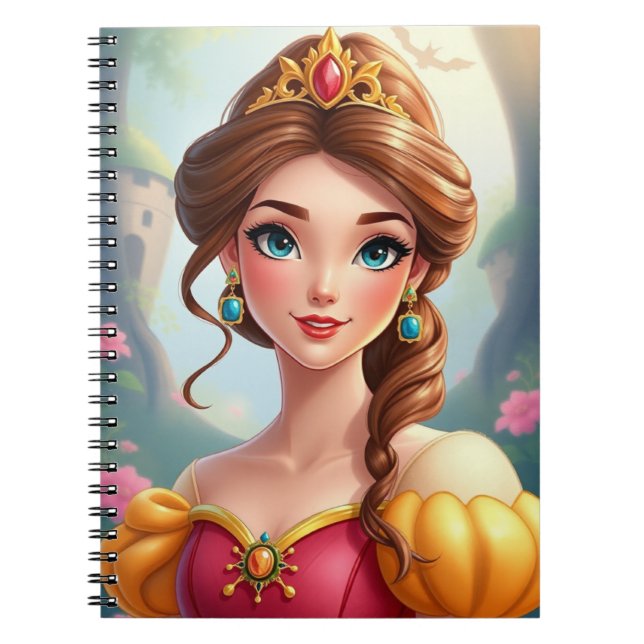 Royal Notebook - The Magic of Princesses Anteckningsbok (Framsidan)
