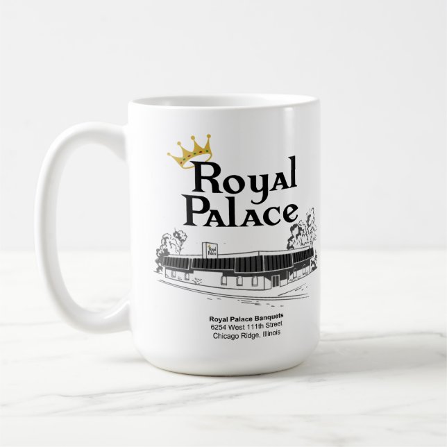 Royal Palace Banquets, Chicago Ridge, IL Kaffemugg (Vänster)
