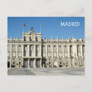 Royal Palace, Madridvykort Vykort