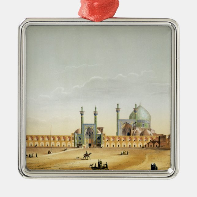 Royal Palace och Mesdjid-i-Shah, Isfahan Julgransprydnad Metall (Framsidan)