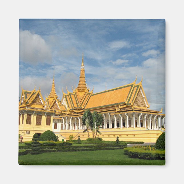 Royal Palace, Phnom Penh, Kambodja Magnet (Framsidan)